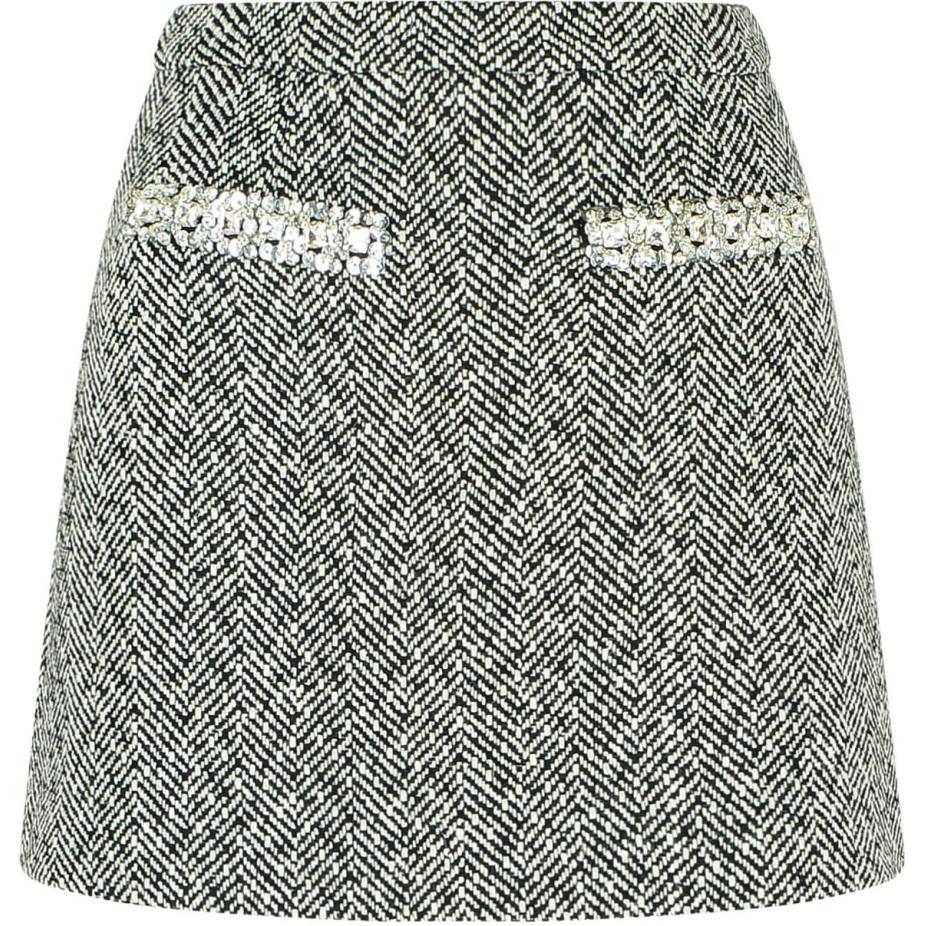 Юбка с декором "ёлочка" Self-portrait, черный
Юбка с декором "ёлочка" Self-portrait, черный