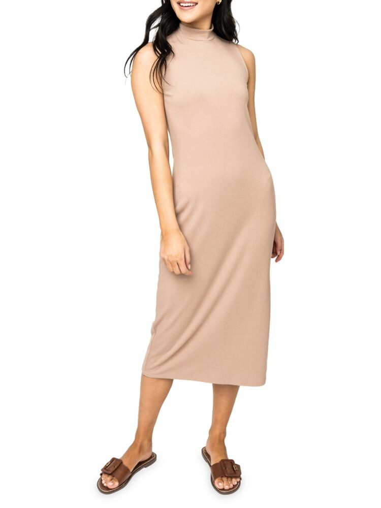 Платье миди с воротником-стойкой Gibsonlook, тауп
Платье миди с воротником-стойкой Gibsonlook, тауп