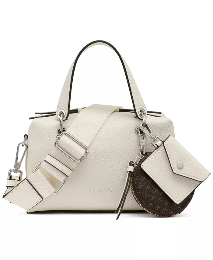 Мини-сумка через плечо Cali с ремешком в стиле веб Calvin Klein, белый
Мини-сумка через плечо Cali с ремешком в стиле веб Calvin Klein, белый