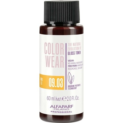 Alfaparf Milano Color Wear Gloss Тоник 09.03 60мл
Alfaparf Milano Color Wear Gloss Тоник 09.03 60мл