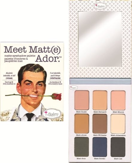 Палитра теней для век, 21,6 г The Balm, Meet Matte Ador
Палитра теней для век, 21,6 г The Balm, Meet Matte Ador