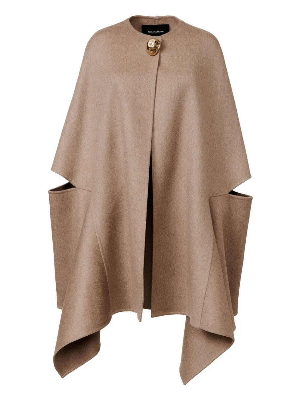 Плащ с застежкой на пуговицы и накладными карманами Fabiana Filippi, коричневый
Плащ с застежкой на пуговицы и накладными карманами Fabiana Filippi, коричневый