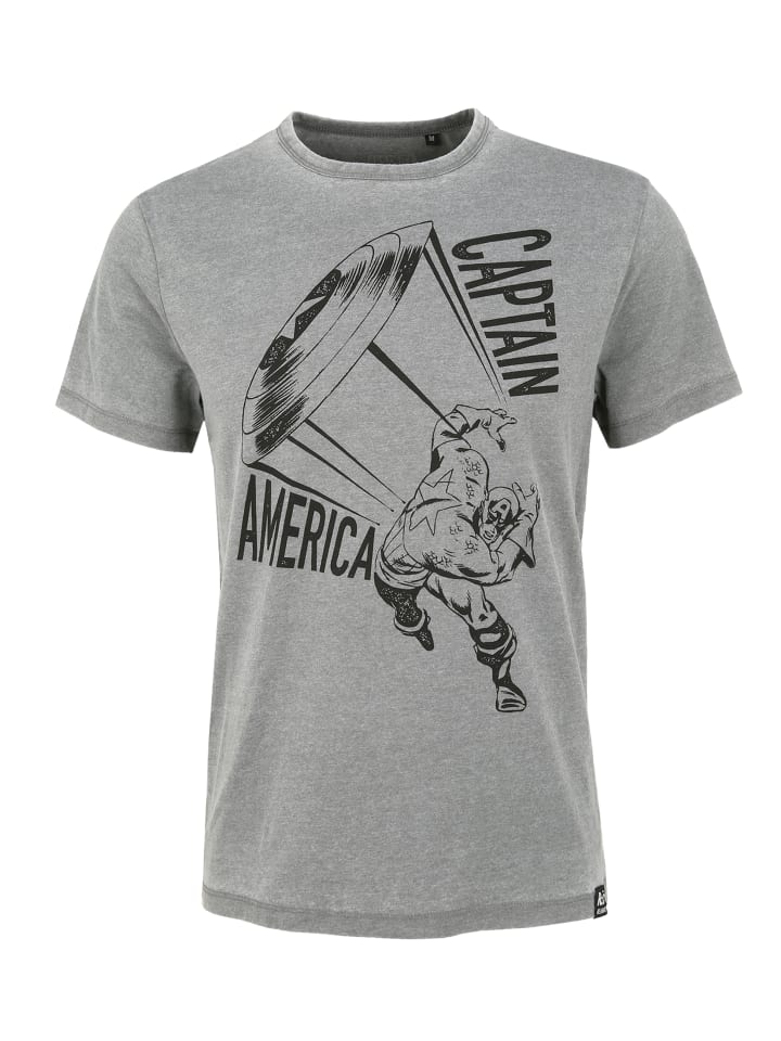 Футболка Re:Covered T-Shirt Marvel Captain America Shield, серый
Футболка Re:Covered T-Shirt Marvel Captain America Shield, серый