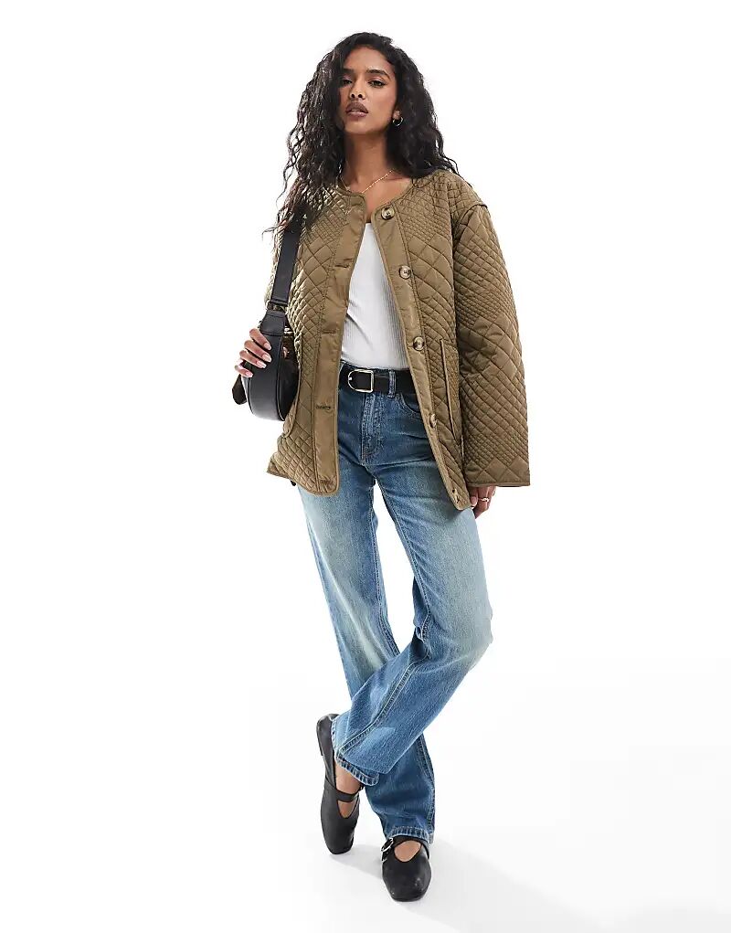 Стеганая куртка цвета хаки - KHAKI YAS
Стеганая куртка цвета хаки - KHAKI YAS