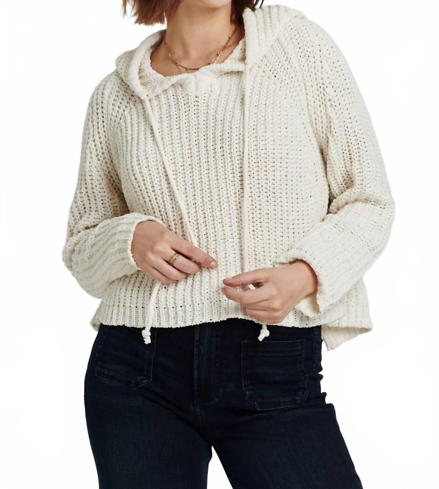 Белая толстовка с капюшоном Eden Knit Another Love
Белая толстовка с капюшоном Eden Knit Another Love