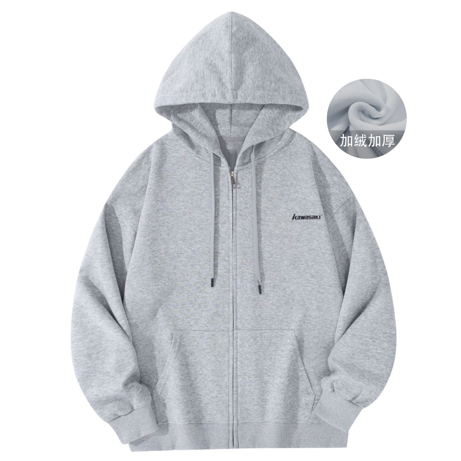 Унисекс свитшот Kawasaki, светло-серый
Унисекс свитшот Kawasaki, светло-серый