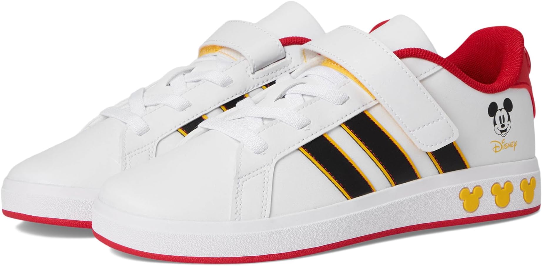 Кроссовки Adidas Kids Disney Mickey Mouse Grand Court Shoes, White/Black/Bold Gold
Кроссовки Adidas Kids Disney Mickey Mouse Grand Court Shoes, White/Black/Bold Gold