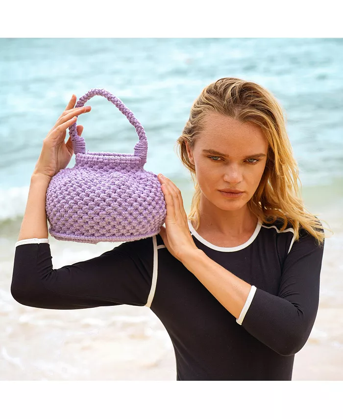 Фиолетовая сумка-мешок NAGA из макраме Brunna.co, фиолетовый
Фиолетовая сумка-мешок NAGA из макраме Brunna.co, фиолетовый