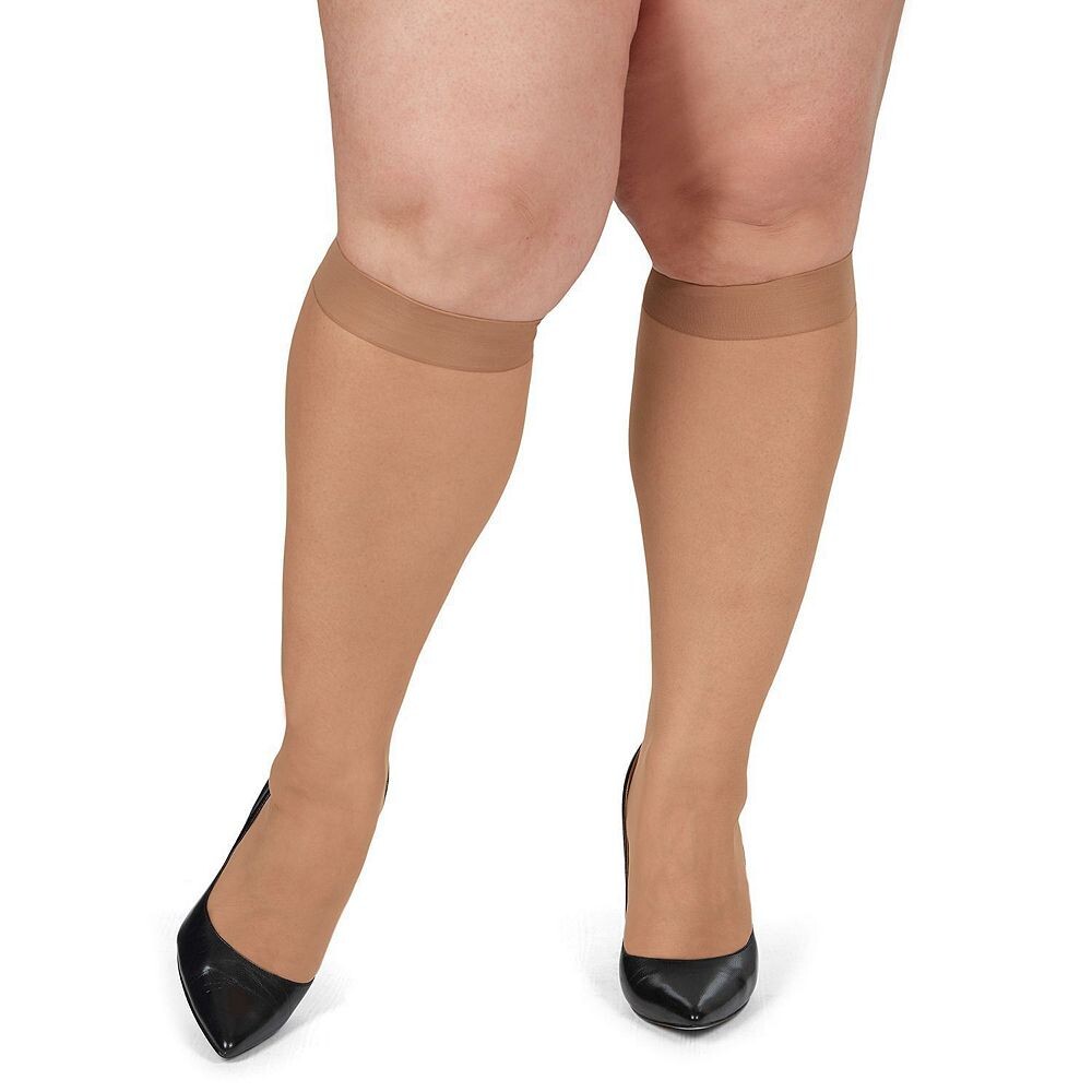 Энергичные чулки до колена больших размеров (2 шт.) MeMoi, цвет Honey
Энергичные чулки до колена больших размеров (2 шт.) MeMoi, цвет Honey