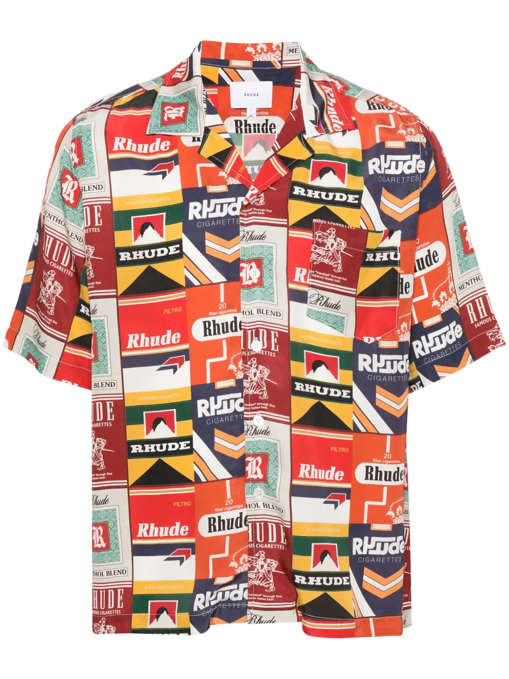 Рубашка с принтом Cigarette RHUDE, оранжевый
Рубашка с принтом Cigarette RHUDE, оранжевый