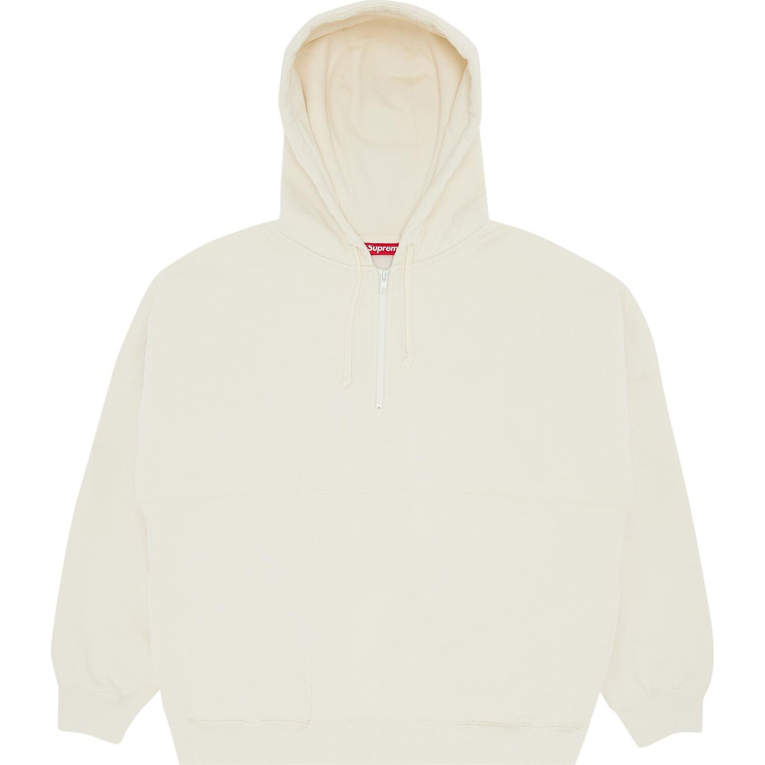 Худи Supreme Wrapped Half Zip Hooded, кремовый 
Худи Supreme Wrapped Half Zip Hooded, кремовый