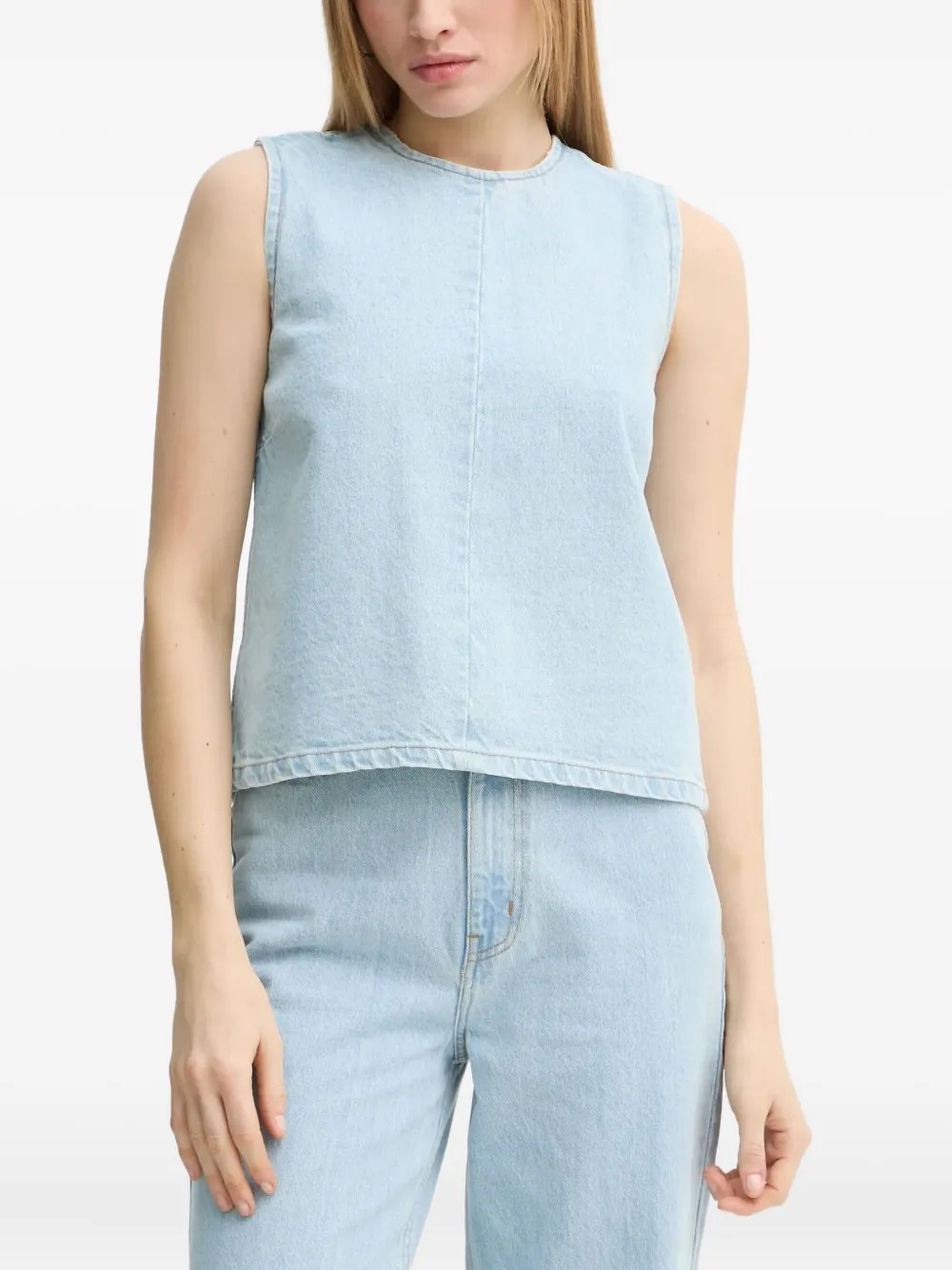 Топ без рукавов на молнии Day Birger Et Mikkelsen, синий
Топ без рукавов на молнии Day Birger Et Mikkelsen, синий