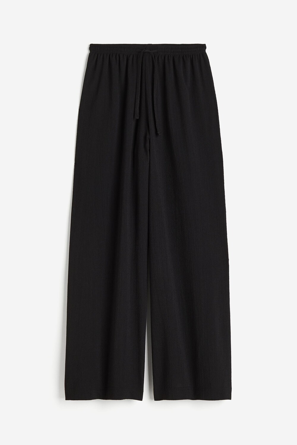 Брюки H&M Wide-leg, черный 
Брюки H&M Wide-leg, черный