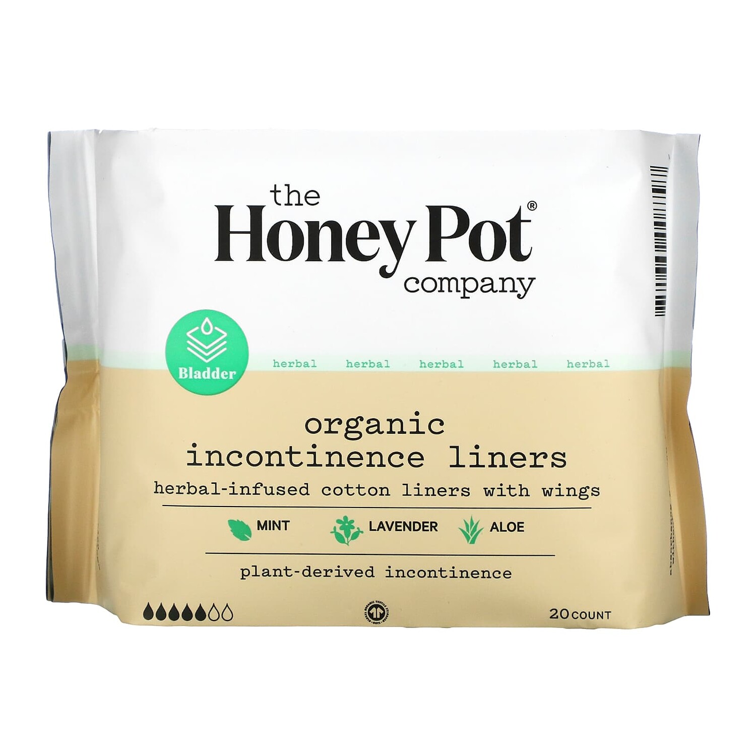 Хлопковые Прокладки The Honey Pot Company с крыльями на травах
Хлопковые Прокладки The Honey Pot Company с крыльями на травах