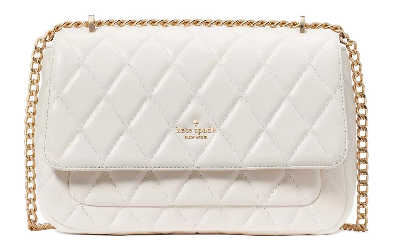 Kate Spade Кожаная женская сумка через плечо пергаментного цвета
Kate Spade Кожаная женская сумка через плечо пергаментного цвета