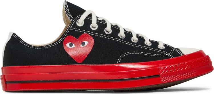 Кроссовки Converse Comme des Garçons Play x Chuck 70 Low Black Red, черный
Кроссовки Converse Comme des Garçons Play x Chuck 70 Low Black Red, черный