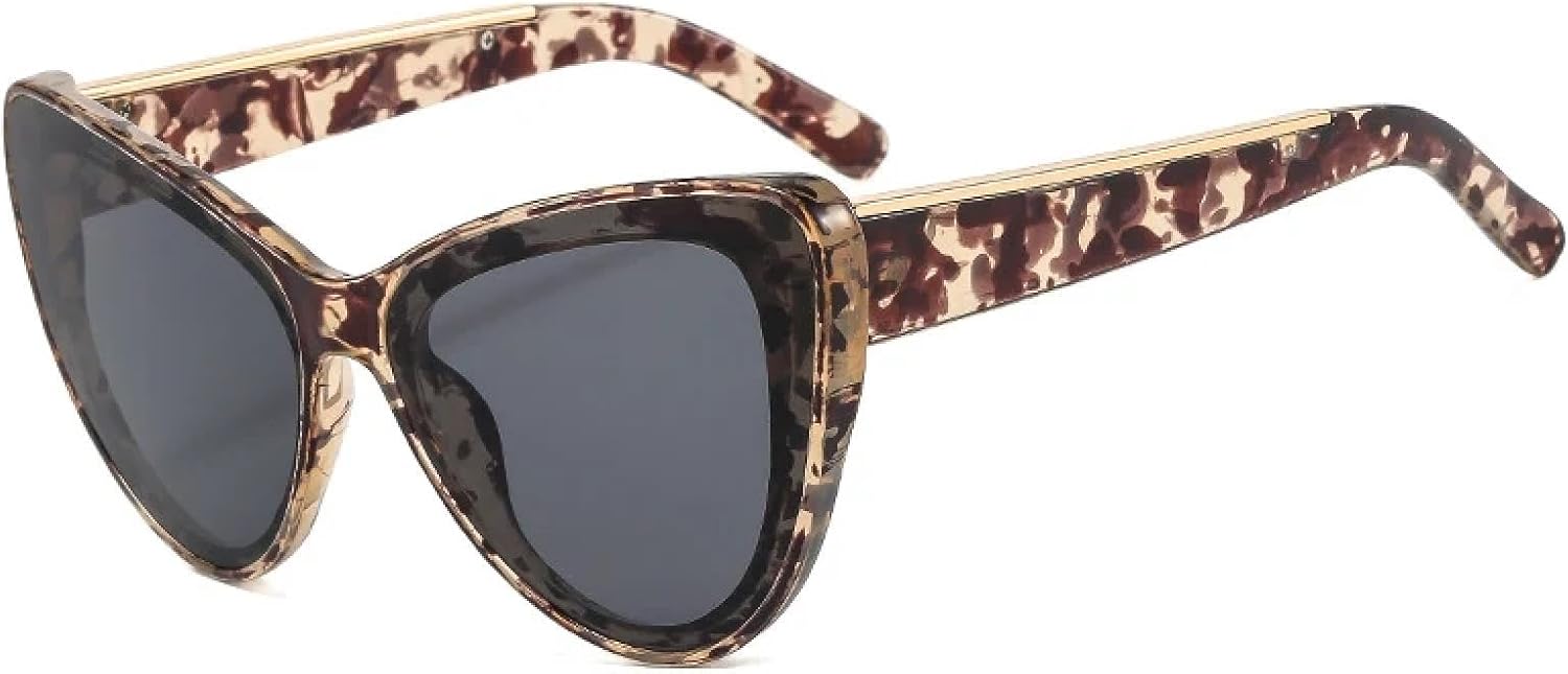 Модные солнцезащитные очки большого размера «кошачий глаз» для женщин, ретро-стиль с металлическим декором, трендовые солнцезащитные очки для мужчин с градиентным покрытием, защита от УФ-излучения UV400 WNCKSQ, Amber Grey
Модные солнцезащитные очки большого размера «кошачий глаз» для женщин, ретро-стиль с металлическим декором, трендовые солнцезащитные очки для мужчин с градиентным покрытием, защита от УФ-излучения UV400 WNCKSQ, Amber Grey