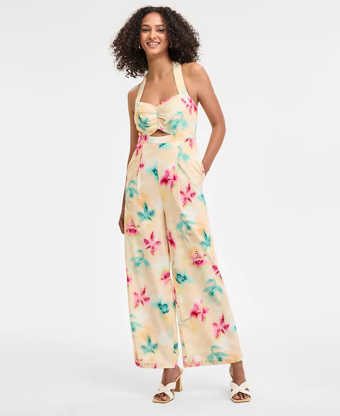 Женский комбинезон-халтер с принтом Bar III, мультиколор
Женский комбинезон-халтер с принтом Bar III, мультиколор