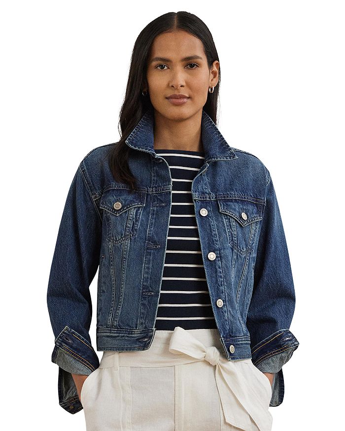 Джинсовая куртка дальнобойщика Ralph Lauren, синий
Джинсовая куртка дальнобойщика Ralph Lauren, синий