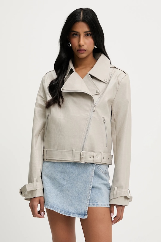 Байкерская куртка Answear.Lab, бежевый
Байкерская куртка Answear.Lab, бежевый