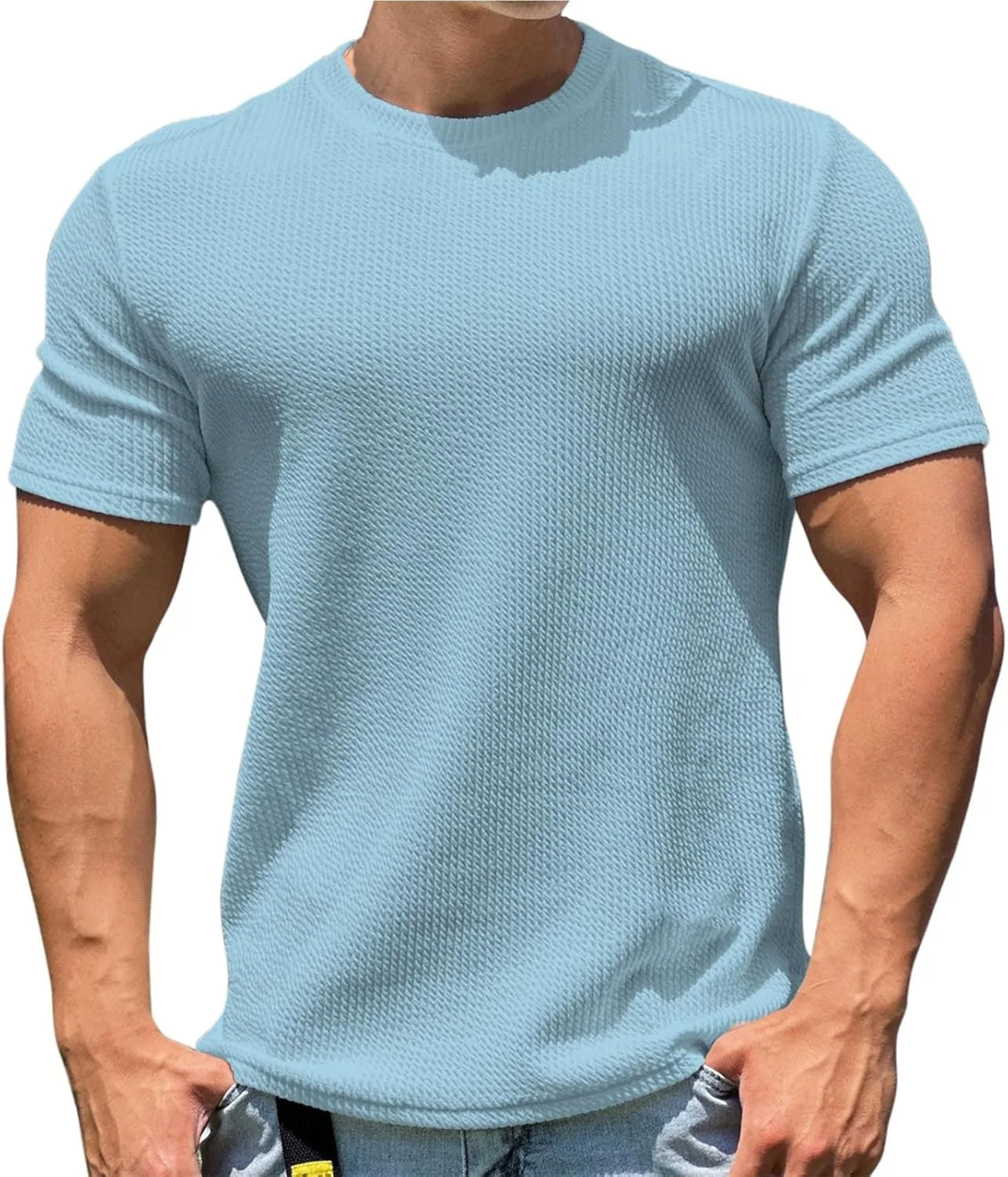 Летняя футболка с коротким рукавом Crewneck, Loose Fit, Breathable
Летняя футболка с коротким рукавом Crewneck, Loose Fit, Breathable