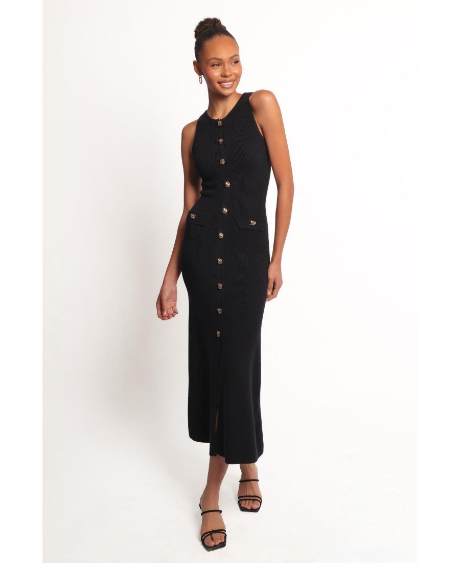 Женское вязаное платье Aspen на пуговицах Petal and Pup, Black
Женское вязаное платье Aspen на пуговицах Petal and Pup, Black