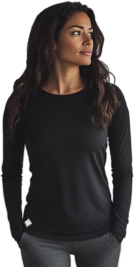 Женская футболка с длинным рукавом EMF Protection — защита от излучения 5G и WiFi Proteck'd
Женская футболка с длинным рукавом EMF Protection — защита от излучения 5G и WiFi Proteck'd