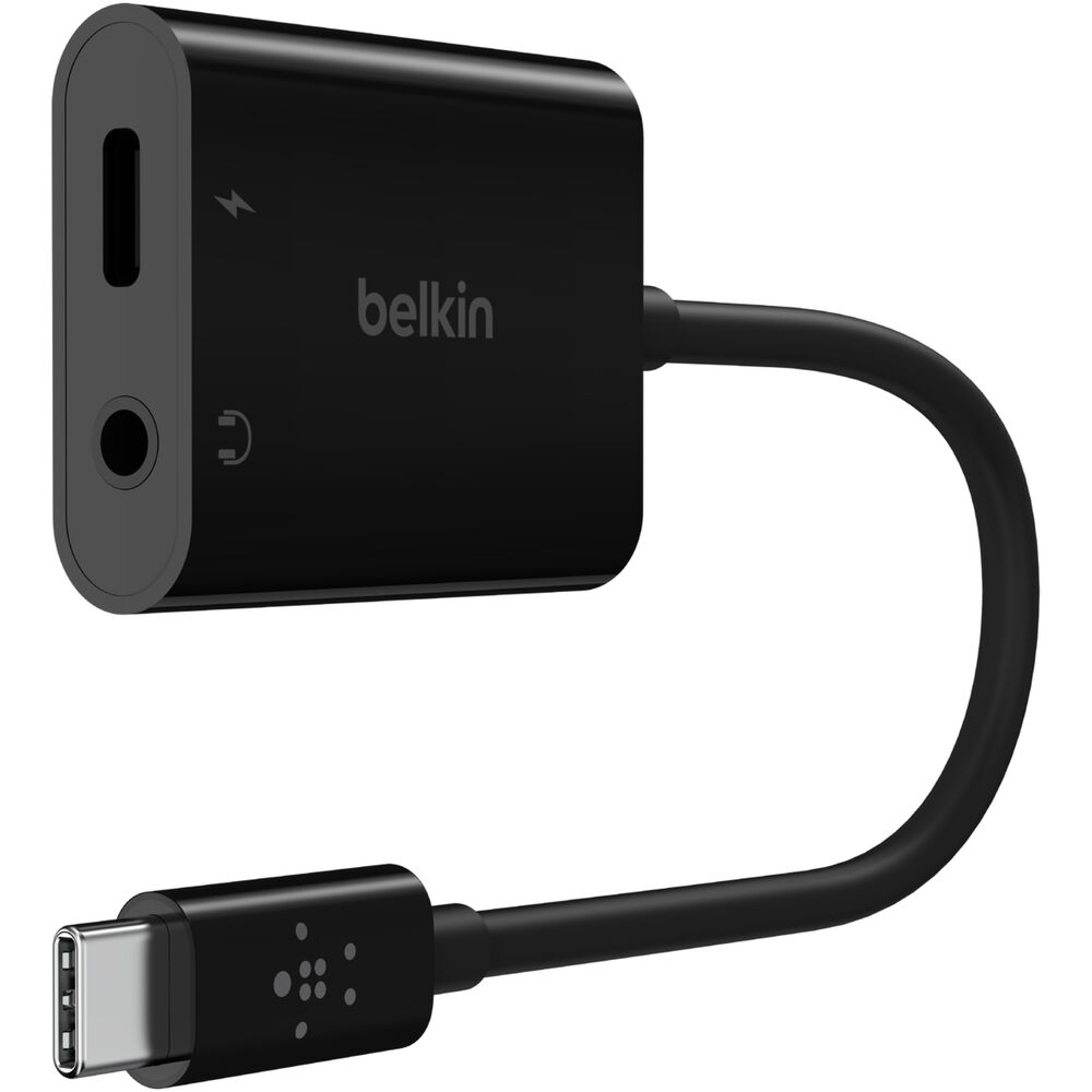 Belkin RockStar 3.5mm Audio and USB-C Charge Adapter NPA004BTBK
Belkin RockStar 3.5mm Audio and USB-C Charge Adapter NPA004BTBK