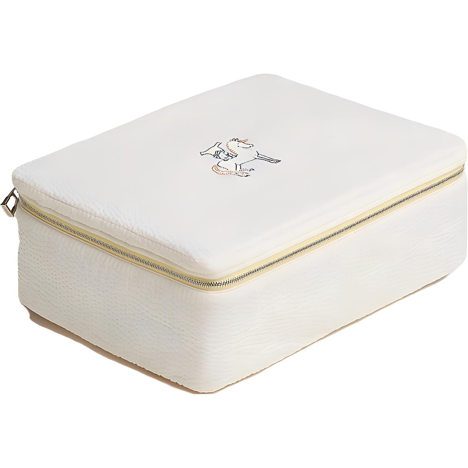 HERMES Хлопковая дорожная сумка для хранения среднего размера
HERMES Хлопковая дорожная сумка для хранения среднего размера