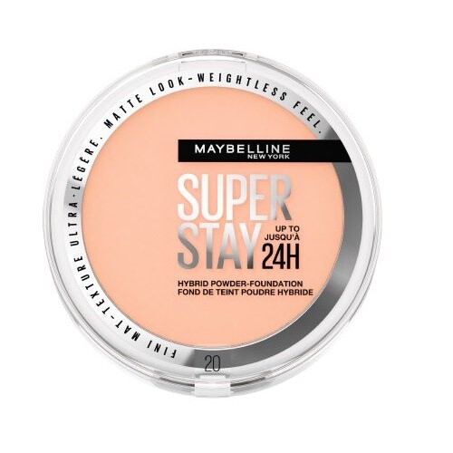 Тональная основа-пудра 20, 9 г Maybelline, Super Stay 24h Hybrid Powder Foundation
Тональная основа-пудра 20, 9 г Maybelline, Super Stay 24h Hybrid Powder Foundation