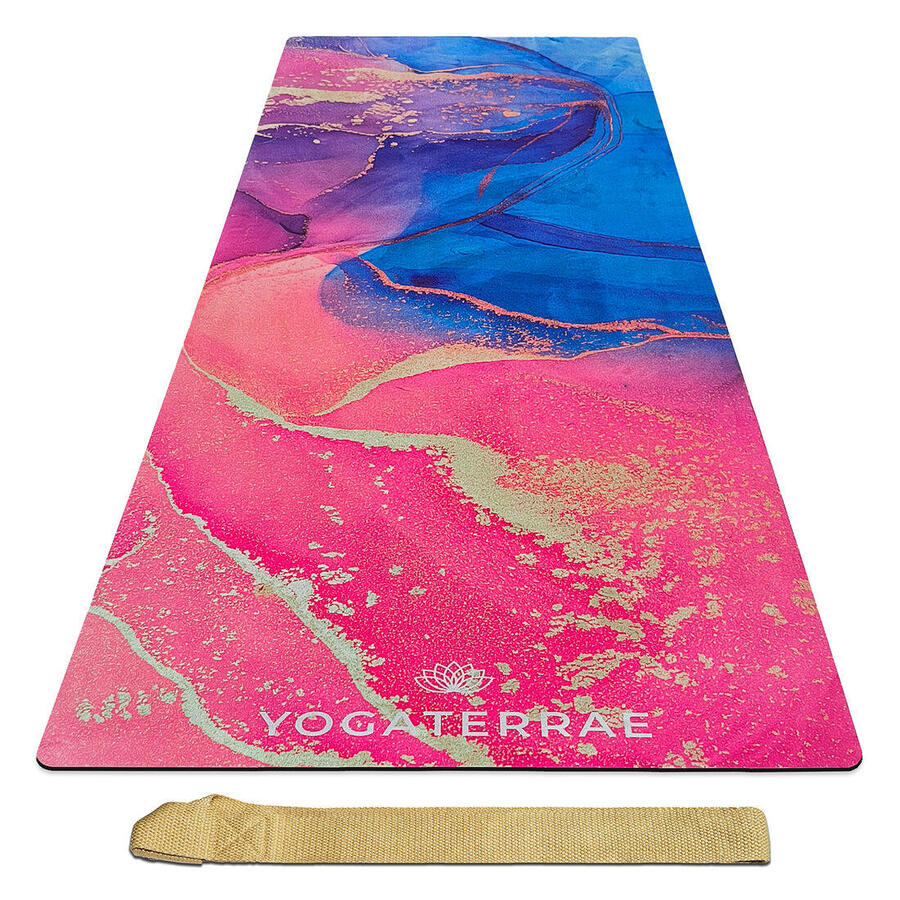 YOGATERRAE Нескользящий коврик для йоги ARAVINDA Comfort из микрофибры, натуральный каучук
YOGATERRAE Нескользящий коврик для йоги ARAVINDA Comfort из микрофибры, натуральный каучук