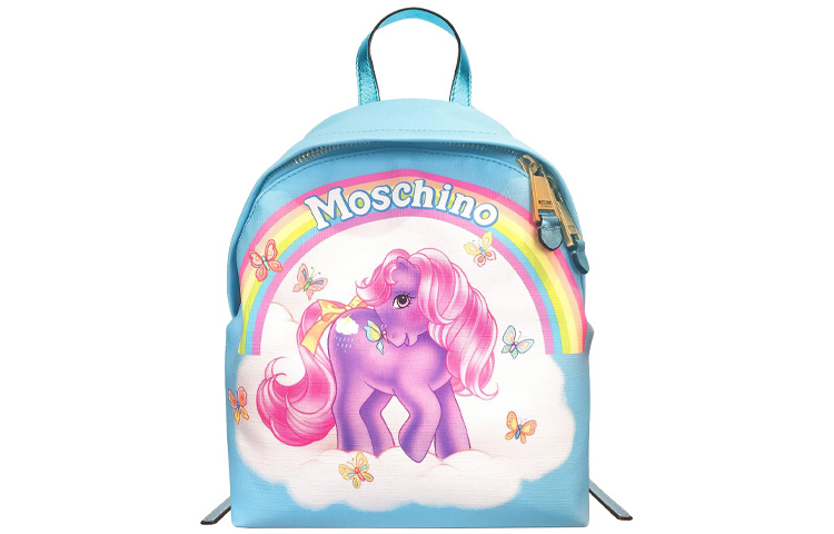 MOSCHINO Полиуретановый рюкзак женский аква-синий
MOSCHINO Полиуретановый рюкзак женский аква-синий