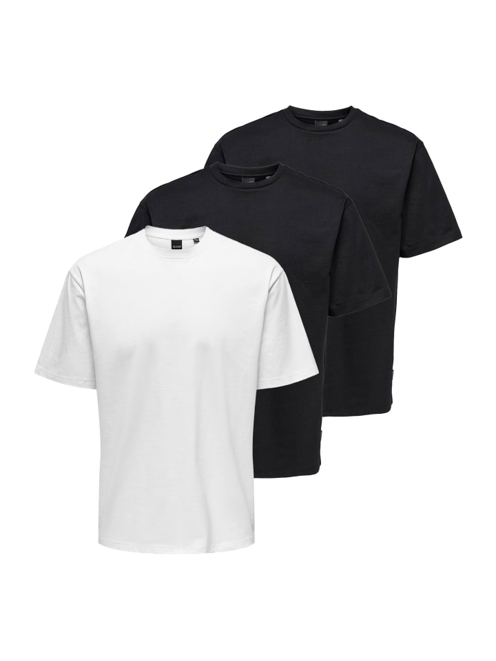 Футболка ONLY & SONS, цвет schwarz/schwarz/weiß
Футболка ONLY & SONS, цвет schwarz/schwarz/weiß