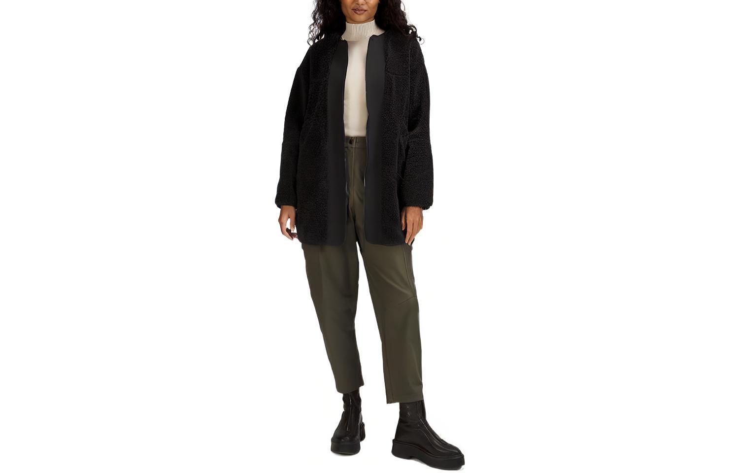 Lululemon Женская безворотниковая фактурная куртка, Black/BLK
Lululemon Женская безворотниковая фактурная куртка, Black/BLK