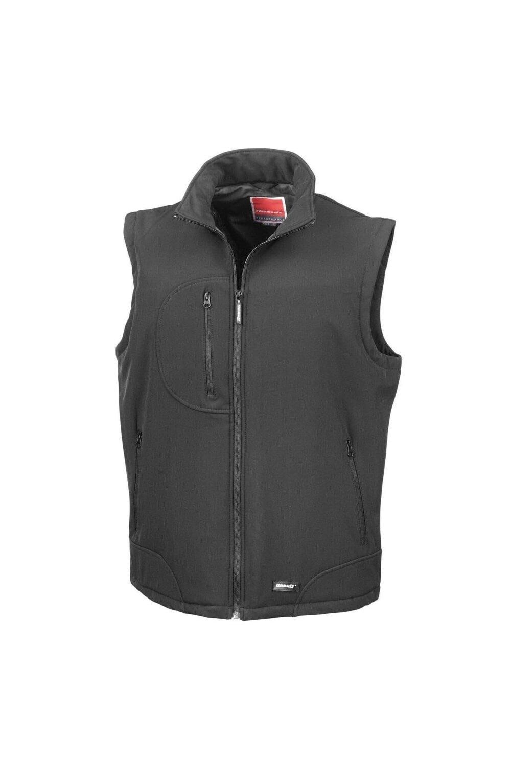Дышащая всепогодная куртка Softshell Bodywarmer Result, черный
Дышащая всепогодная куртка Softshell Bodywarmer Result, черный