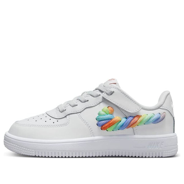 Кроссовки force 1 low lv8 easyon 'rainbow lace swoosh' Nike, белый
Кроссовки force 1 low lv8 easyon 'rainbow lace swoosh' Nike, белый