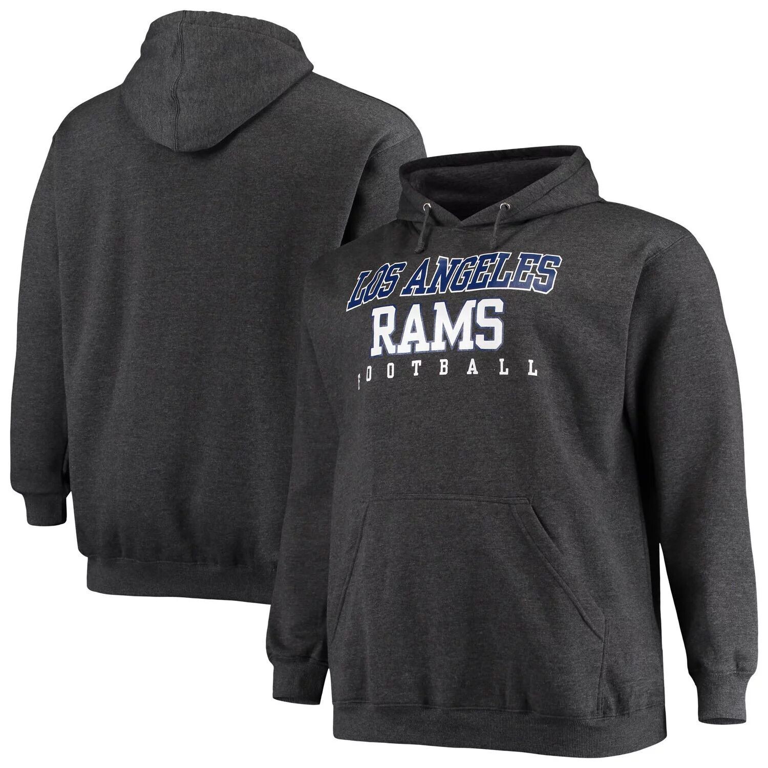 Мужской фирменный темно-серый пуловер с капюшоном Los Angeles Rams Big & Tall Practice Fanatics
Мужской фирменный темно-серый пуловер с капюшоном Los Angeles Rams Big & Tall Practice Fanatics