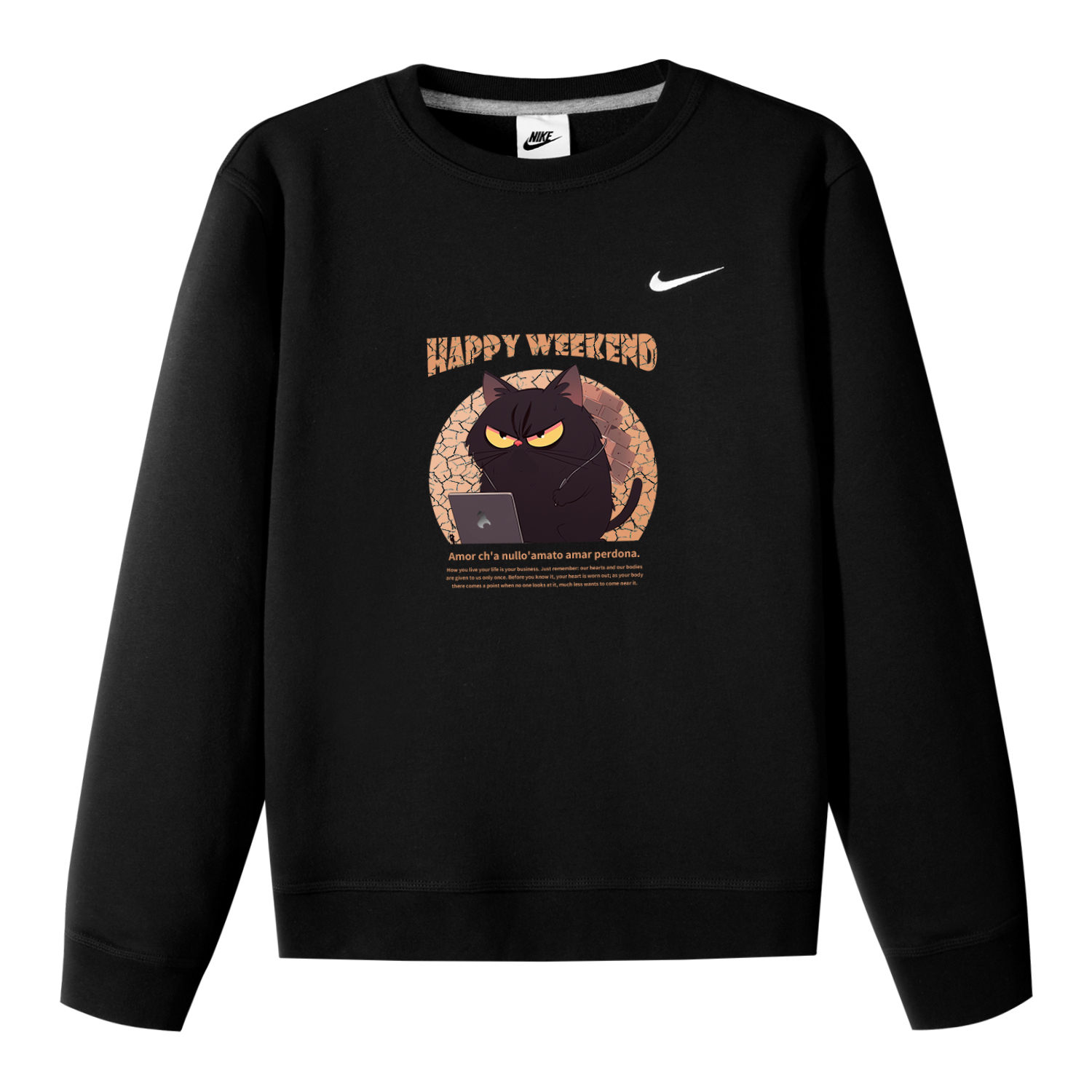 Nike Свитшот унисекс черный
Nike Свитшот унисекс черный