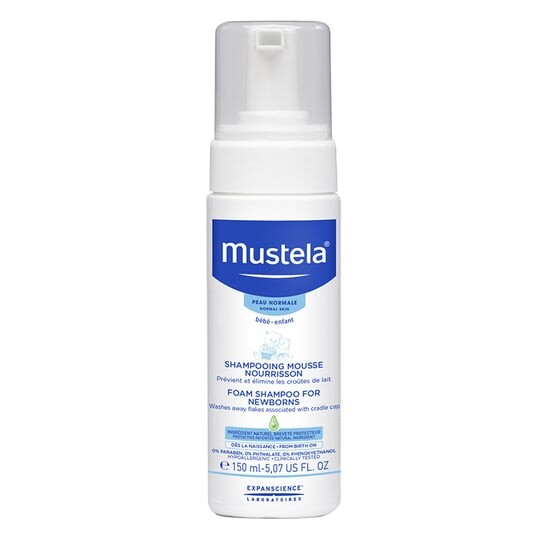 Пенный шампунь для малышей 150мл Mustela Foam Shampoo
Пенный шампунь для малышей 150мл Mustela Foam Shampoo