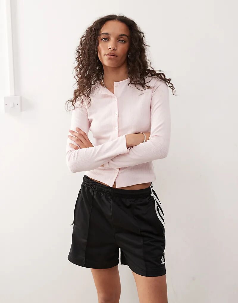 Кардиган COLLUSION с длинными рукавами и ажурной отделкой нежно-розового цвета
Кардиган COLLUSION с длинными рукавами и ажурной отделкой нежно-розового цвета