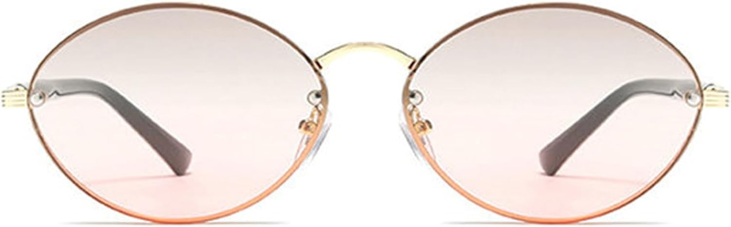 Женские солнцезащитные очки без оправы круглой формы в стиле 90-х, роскошные маленькие овальные солнцезащитные очки для женщин, ретро-очки с защитой от УФ-излучения UV400 helena, C5
Женские солнцезащитные очки без оправы круглой формы в стиле 90-х, роскошные маленькие овальные солнцезащитные очки для женщин, ретро-очки с защитой от УФ-излучения UV400 helena, C5