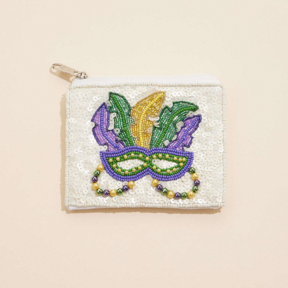 FASHNZFAB Мини-сумочка в виде маски Марди Гра, украшенная пайетками, жемчужными шариками и бисером
FASHNZFAB Мини-сумочка в виде маски Марди Гра, украшенная пайетками, жемчужными шариками и бисером