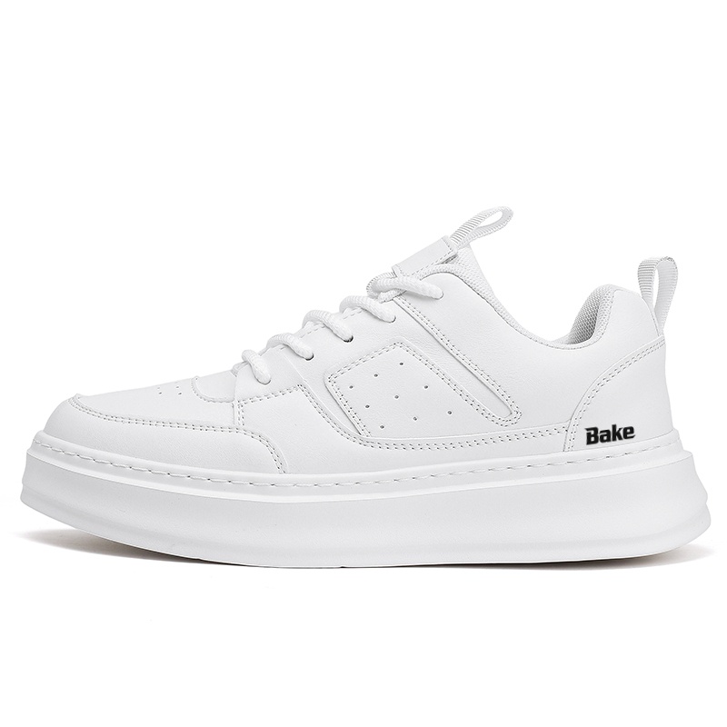 BAKE Легкие и дышащие мужские скейтерские кеды лоу-топ белые, цвет White
BAKE Легкие и дышащие мужские скейтерские кеды лоу-топ белые, цвет White