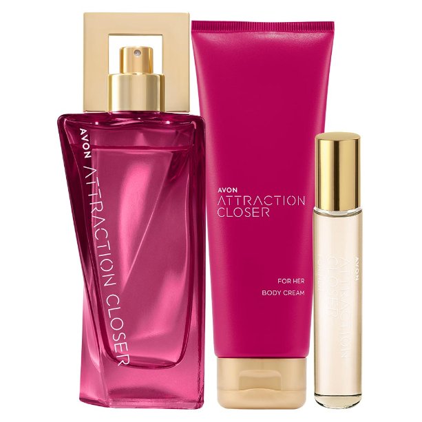 Avon, Attraction Closer, набор косметики, 3 шт.
Avon, Attraction Closer, набор косметики, 3 шт.
