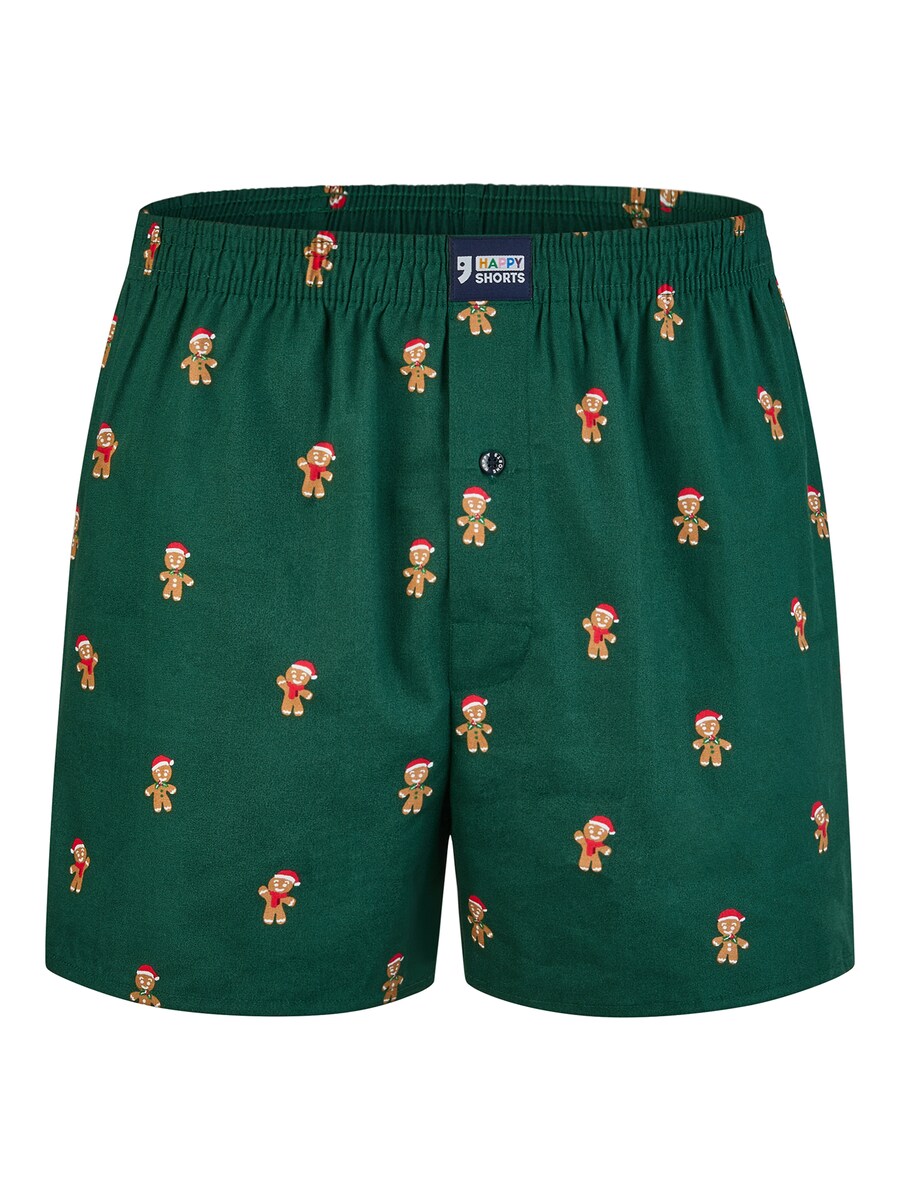 Шорты-боксеры Happy Shorts Boxer shorts Christmas, зеленый
Шорты-боксеры Happy Shorts Boxer shorts Christmas, зеленый