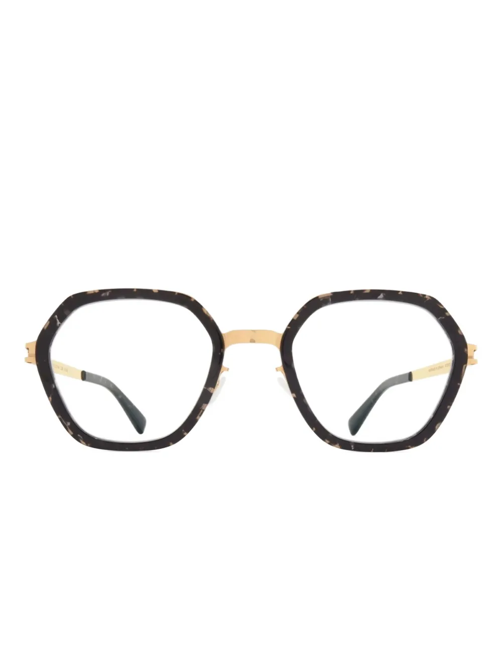Очки с геометрической оправой и прозрачными линзами Mykita, золотой
Очки с геометрической оправой и прозрачными линзами Mykita, золотой