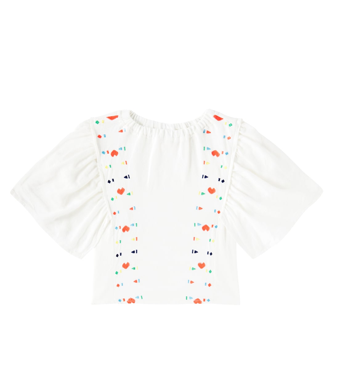 Вышитая хлопковая блуза Fábula, белый
Вышитая хлопковая блуза Fábula, белый