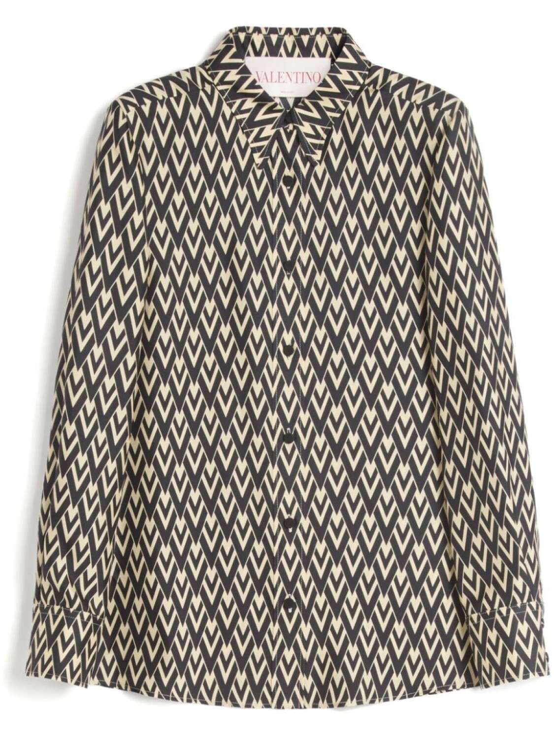 Рубашка с монограммным узором Valentino Garavani, черный
Рубашка с монограммным узором Valentino Garavani, черный