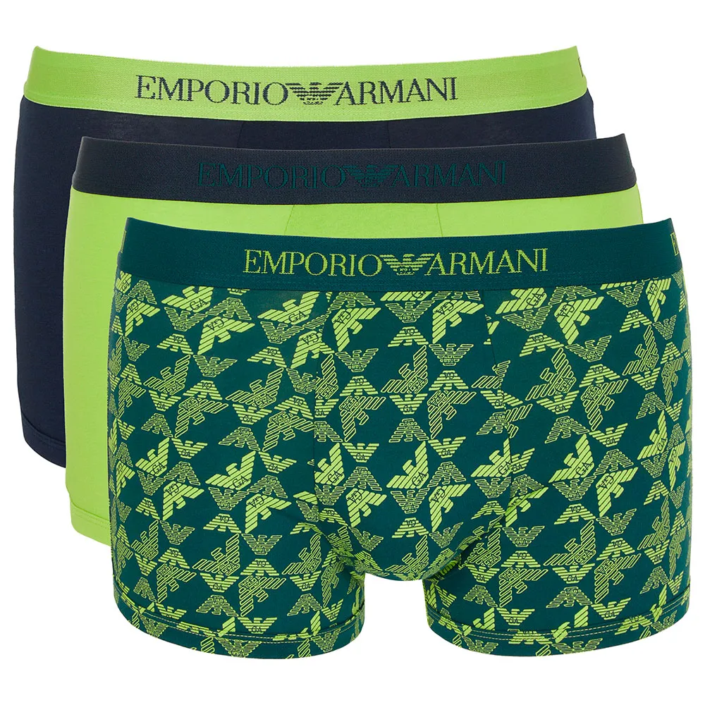 Боксеры Emporio Armani Pure cotton Trunk 3 units, зеленый
Боксеры Emporio Armani Pure cotton Trunk 3 units, зеленый