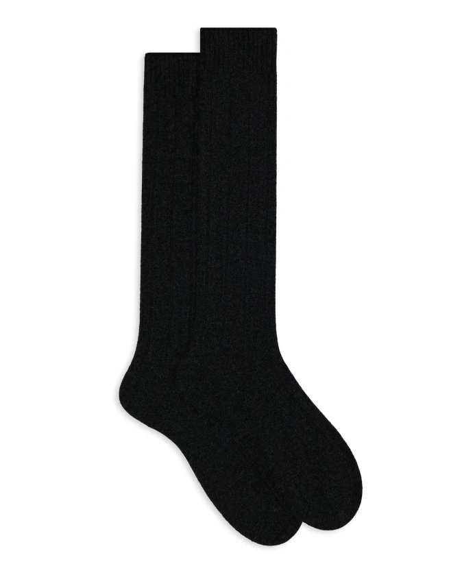 Мягкие кашемировые носки в рубчик Gallo, серый
Мягкие кашемировые носки в рубчик Gallo, серый